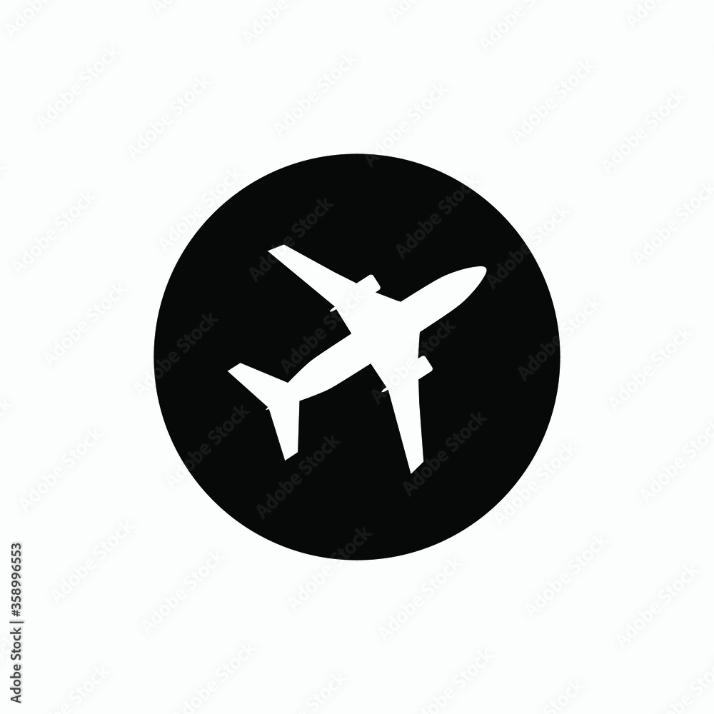 travel icon vector sig