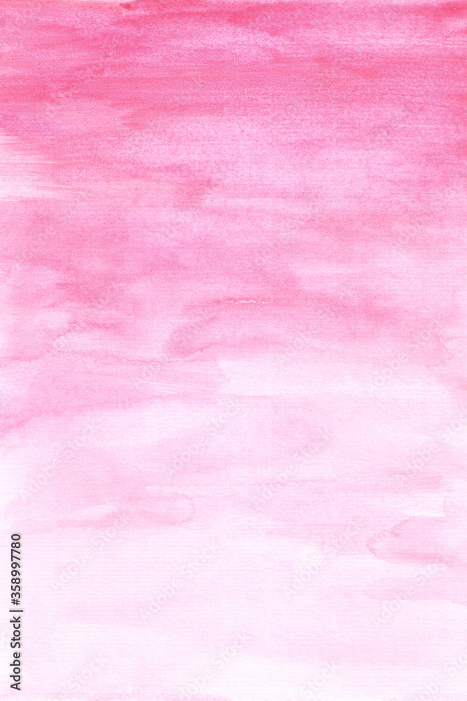 light pink background painted with watercolors