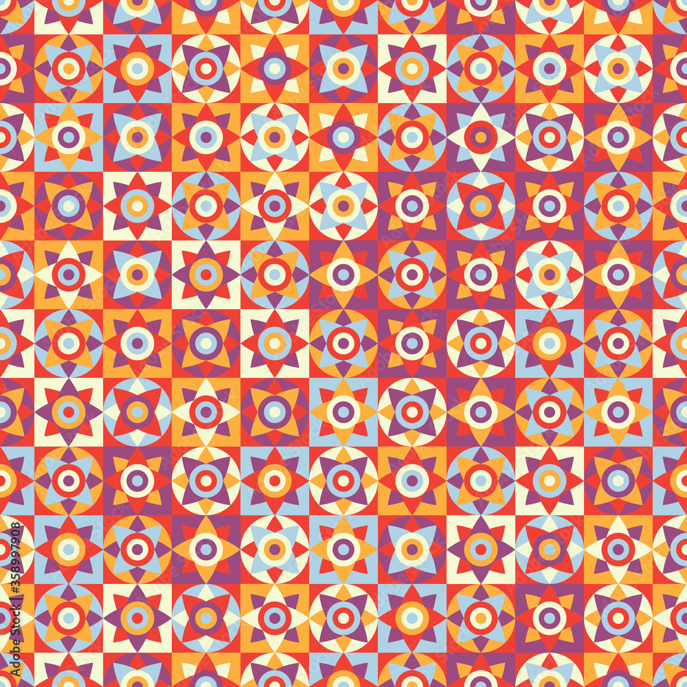 Colorful seamless pattern