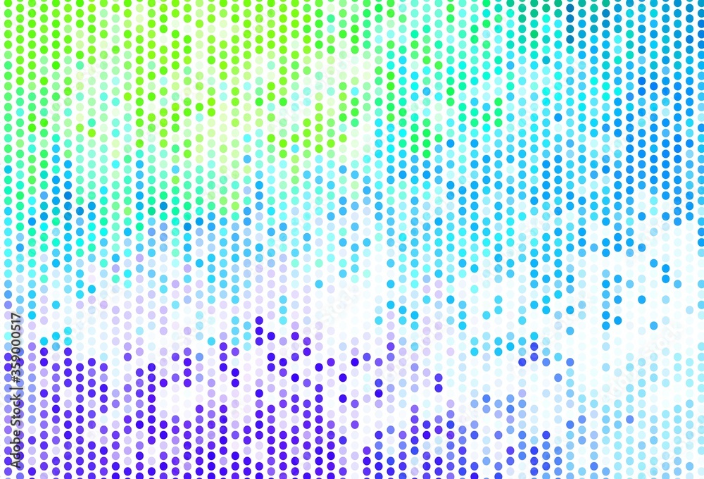 Light Blue, Green vector background with bubbles. Light Blue, Green vector background with bubbles.