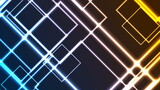 Abstract glowing neon colorful squares background