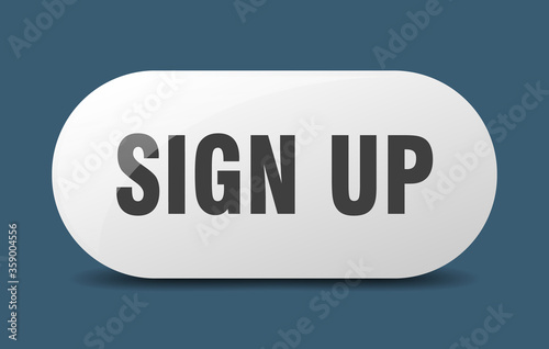 sign up button. sign up sign. key. push button.