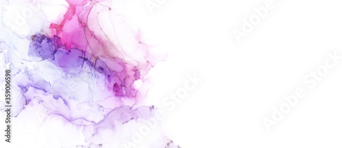 Art Abstract paint blots background. Alcohol ink colors. Marble texture.
