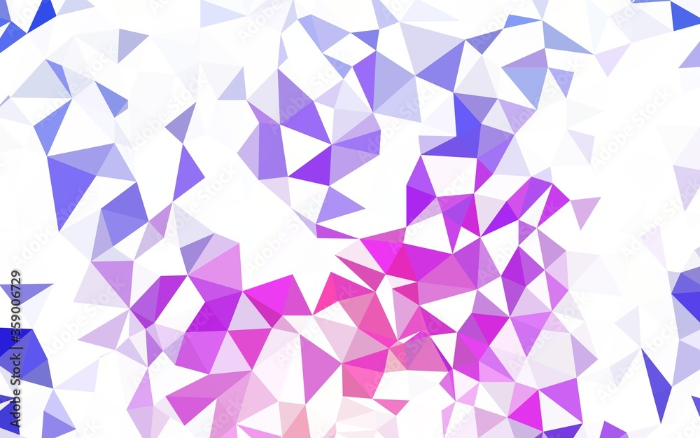 Fototapeta premium Dark BLUE vector polygonal pattern. Elegant bright polygonal illustration with gradient. Best triangular design for your business.