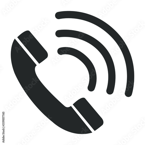  Phone icon symbol vector.Icon for computer website and business card
