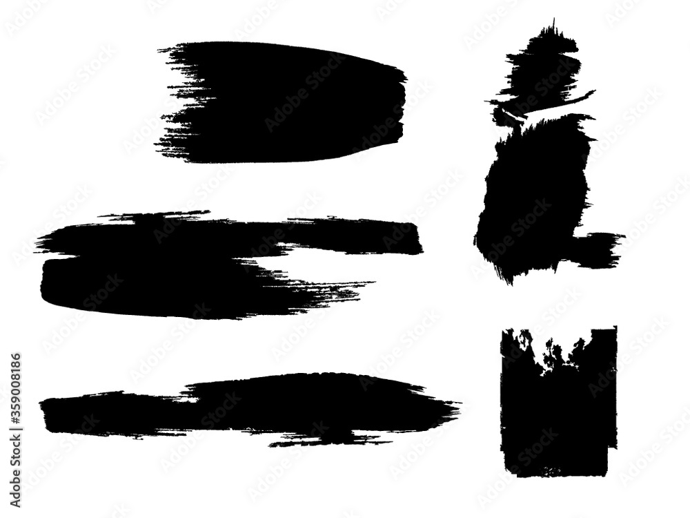 Grunge Paint Roller . Vector brush Stroke . Distressed banner . Black stripes isolated. paintbrush collection . Modern Textured shape . Dry border in Black . Bulge lines Grunge Paint Roller . Vector brush Stroke . Distressed banner . Black stripes isolated. paintbrush collection . Modern Textured shape . Dry border in Black . Bulge lines