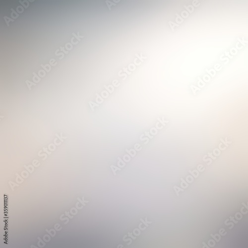 Light grey white silver background. Smoky blur polished texture.