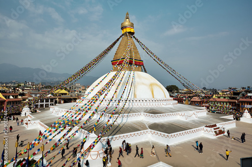 Obraz na płótnie Buddhanath stupa in Kathmandu, Nepal