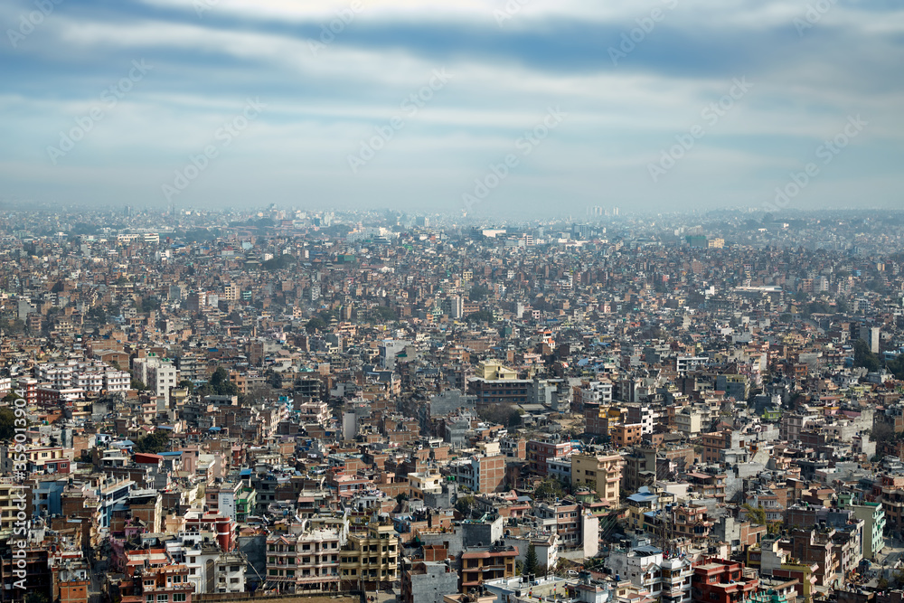 Cityscape of Katmandu, capital of Nepal