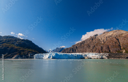 Glacier Bay in Alaska. Beautiful view of Alaska