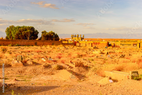 It's Architecture of Ouarzazate, Morocco. photo