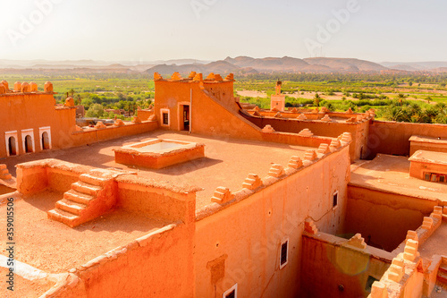 It's Kasbah Taourirt in eastern Ouarzazate, Morocco. photo