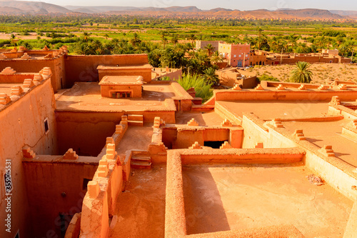 It's Kasbah Taourirt in eastern Ouarzazate, Morocco. photo