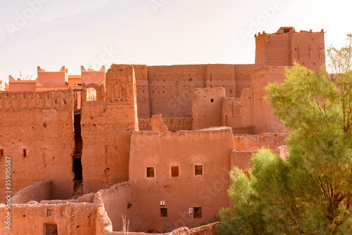 It's Kasbah Taourirt in eastern Ouarzazate, Morocco. photo