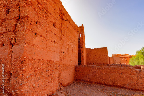 It's Kasbah Taourirt in eastern Ouarzazate, Morocco. photo