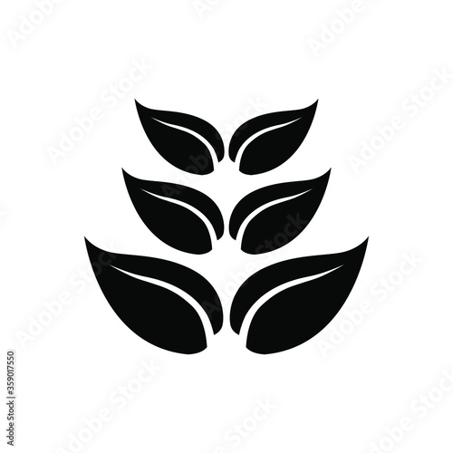 abstract leaf logo