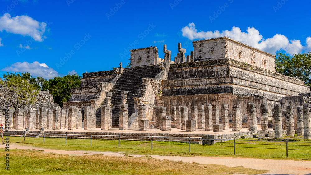 Part of the Chichen Itza complex, Tinum Municipality, Yucatan State. It was a large pre-Columbian city built by the Maya people of the Terminal Classic period. UNESCO World Heritage