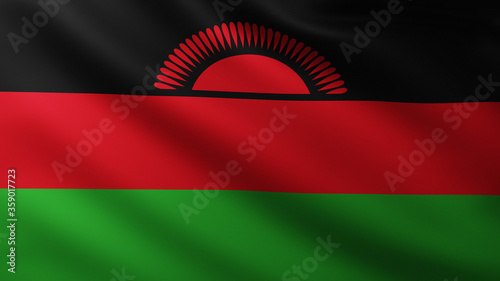 Large Flag of Malawi fullscreen background in the wind Free Download Large Flag of Malawi fullscreen background in the wind - GFXLoad