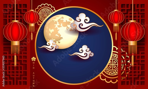 Mid autumn festival / Chinese festival / Vector illustration