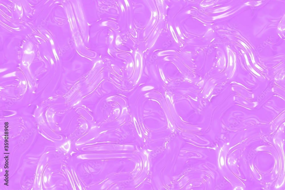 Fototapeta premium artistic purple liquid relief computer graphic background or texture illustration