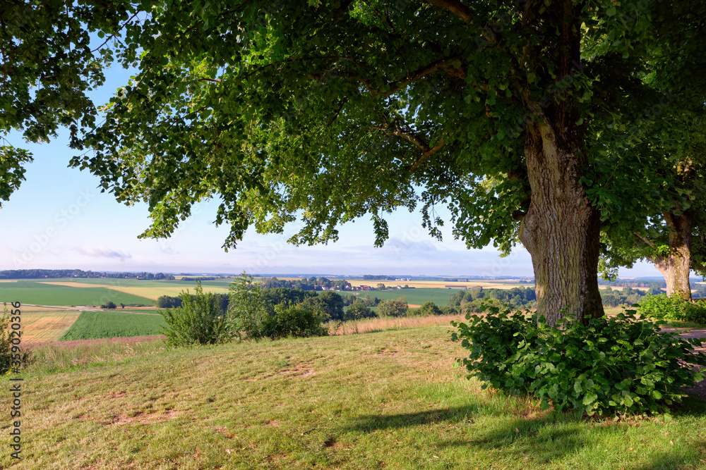 Hill of Doue panorama  in Seine et Marne country
