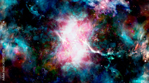 Fototapeta Naklejka Na Ścianę i Meble -  Universe background stars. Elements of this image furnished by NASA