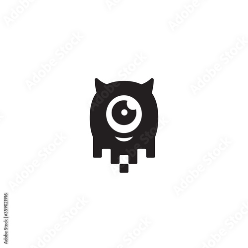 Data Monster logo / icon design