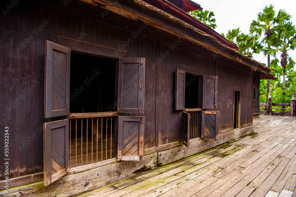 It's Bagaya Monastery (Maha Waiyan Bontha Bagaya), Inwa, Mandalay Region, Burma. It was built in 1593 It's Bagaya Monastery (Maha Waiyan Bontha Bagaya), Inwa, Mandalay Region, Burma. It was built in 1593