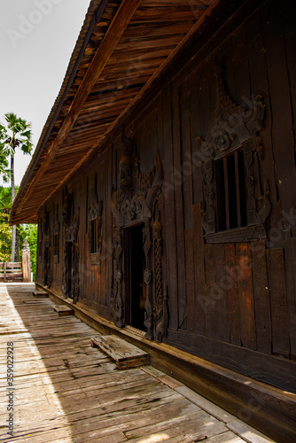 It's Bagaya Monastery (Maha Waiyan Bontha Bagaya), Inwa, Mandalay Region, Burma. It was built in 1593