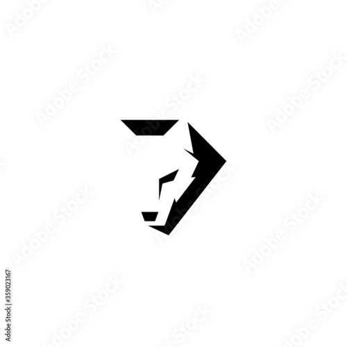 Dog or Wolf logo / icon design