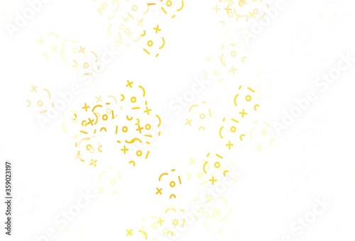Light Orange vector layout with algebra elements.