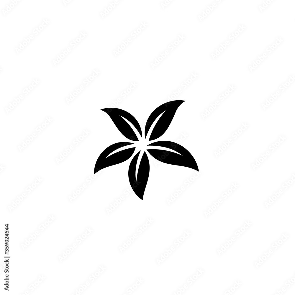 Flower or Leaves logo / icon design