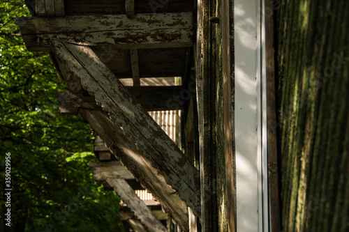 old wooden door