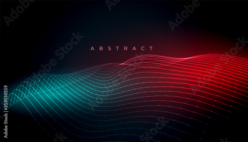 colorful abstract wavy lines background design wallpaper