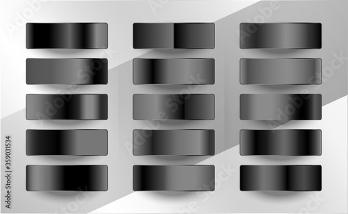 dark and black gradients swatches in matte finish
