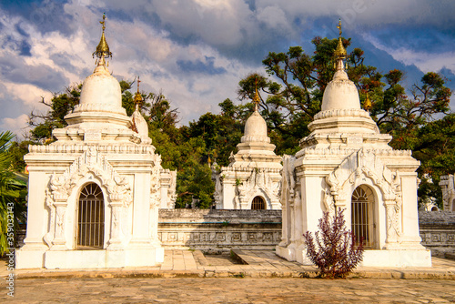 It's Kuthodaw Pagoda (Mahalawka Marazein), (Royal Merit), is a Buddhist stupa, in Mandalay, Burma (Myanmar), that contains the world's largest book.