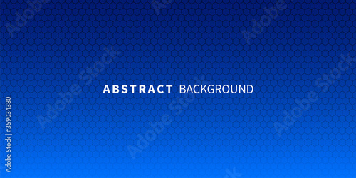 Abstract background honeycomb grid. Vector illustration. Blue honeycomb abstract minimal background. Stock vector.