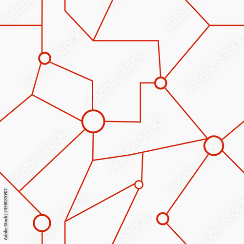 Red and white colors. Subway, underground backdrop. Vector illustration