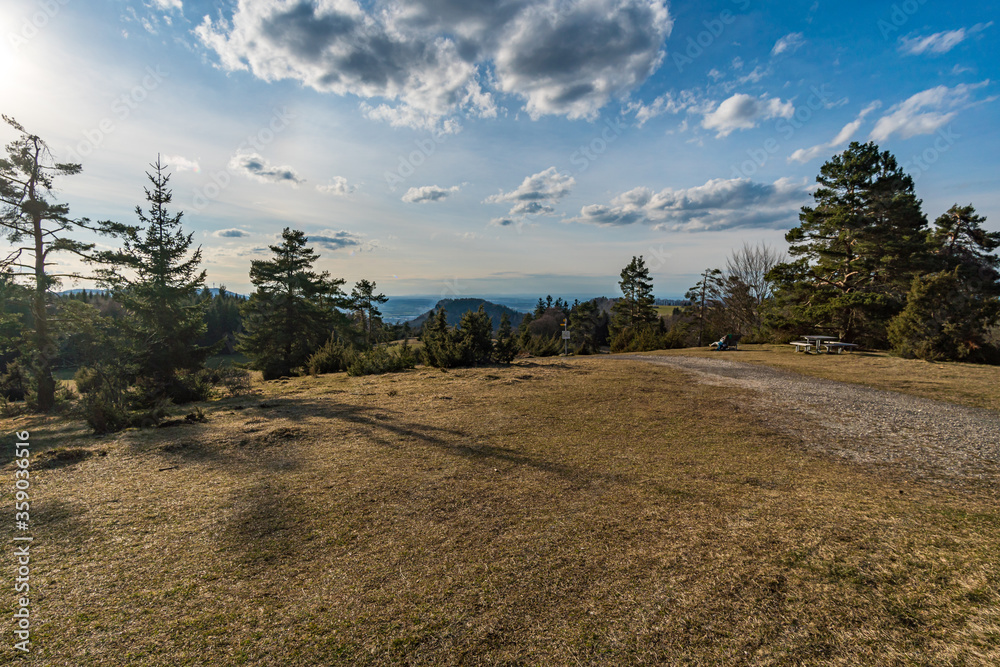 Fototapeta premium Fantastic hike on the Swabian Alb