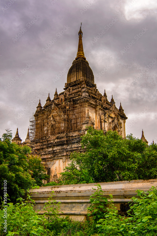 It's Sulamani Temple of the Bagan Archaeological Zone, Burma. One of the main sites of Myanmar.