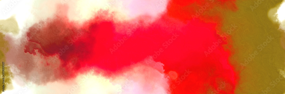 abstract watercolor background with watercolor paint with crimson, bisque and bronze colors