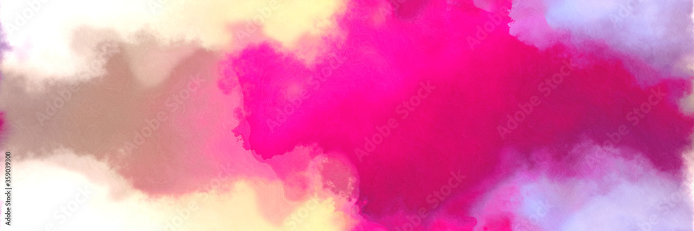 abstract watercolor background with watercolor paint with pastel violet, antique white and medium violet red colors. can be used as background texture or graphic element