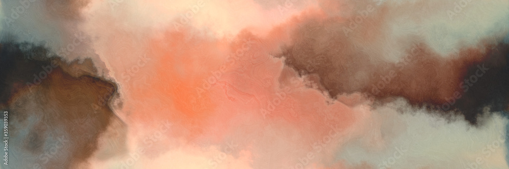 abstract watercolor background with watercolor paint with tan, dark slate gray and old lavender colors and space for text or image