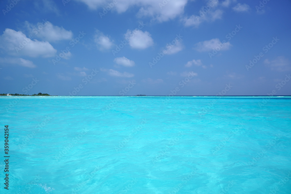 Lagoon in the Maldives 