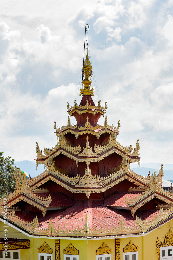 It's A temple over the Lake Inle, Myanmar