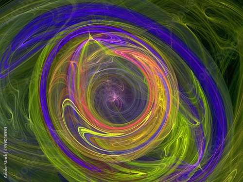 colored spiral and nice background