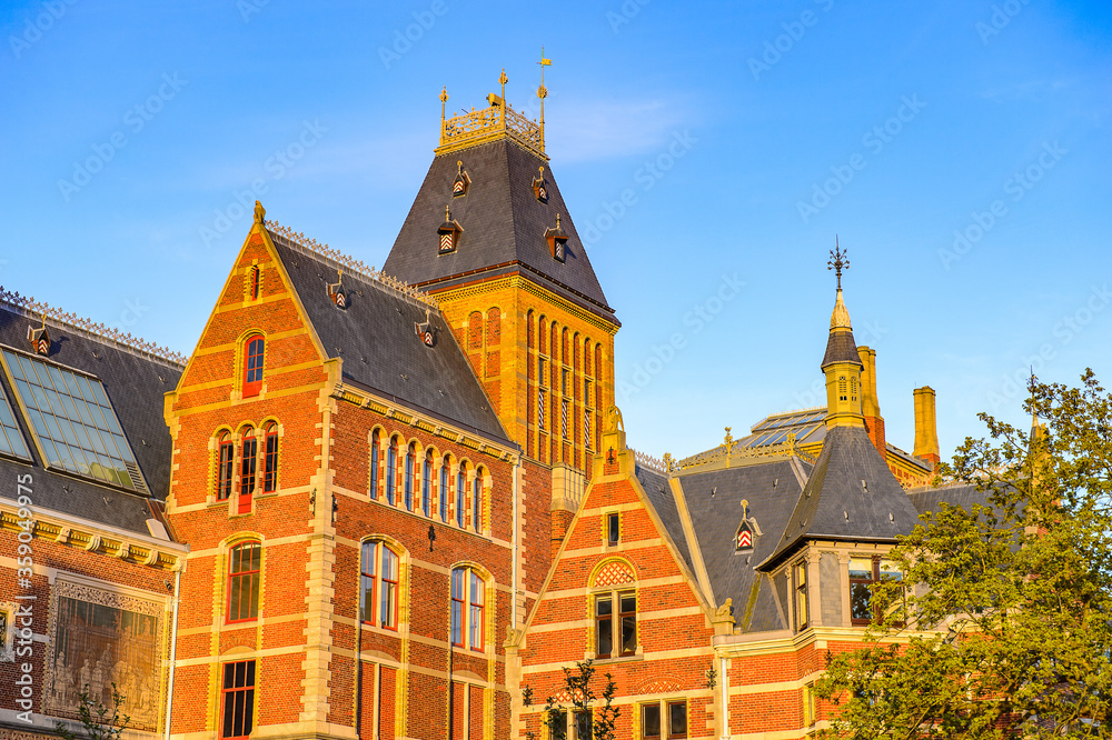 Obraz premium It's Architecture of Amsterdam, the capital of Netherlands