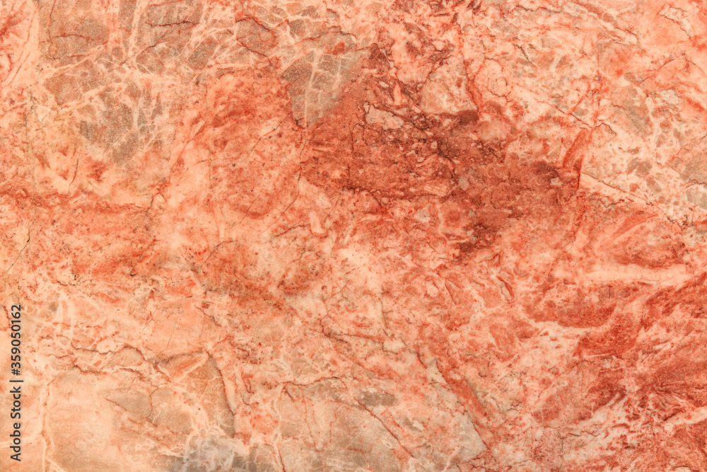 Pink marble with red veins for the background.