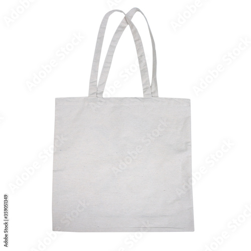 Textile bag,shopping tote isolated.