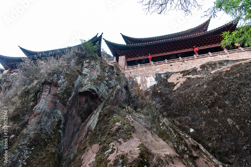 February 2019. Shibaoshan. A hidden gem off the beaten track for hiking, visiting ancient sites and seeing ethnic people who live traditionally is Precious Stone Mountain in Dali. The gemstone mountai photo